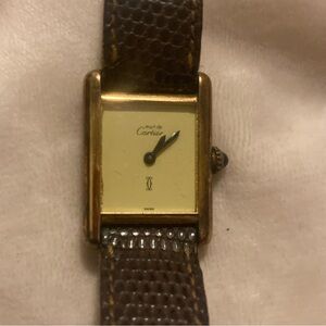 vintage Cartier Watch Must de Cartier Tank